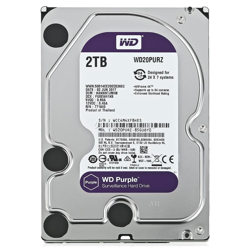 Жесткий диск Western Digital Purple 2 Тб WD20PURZ / Железяка.онлайн